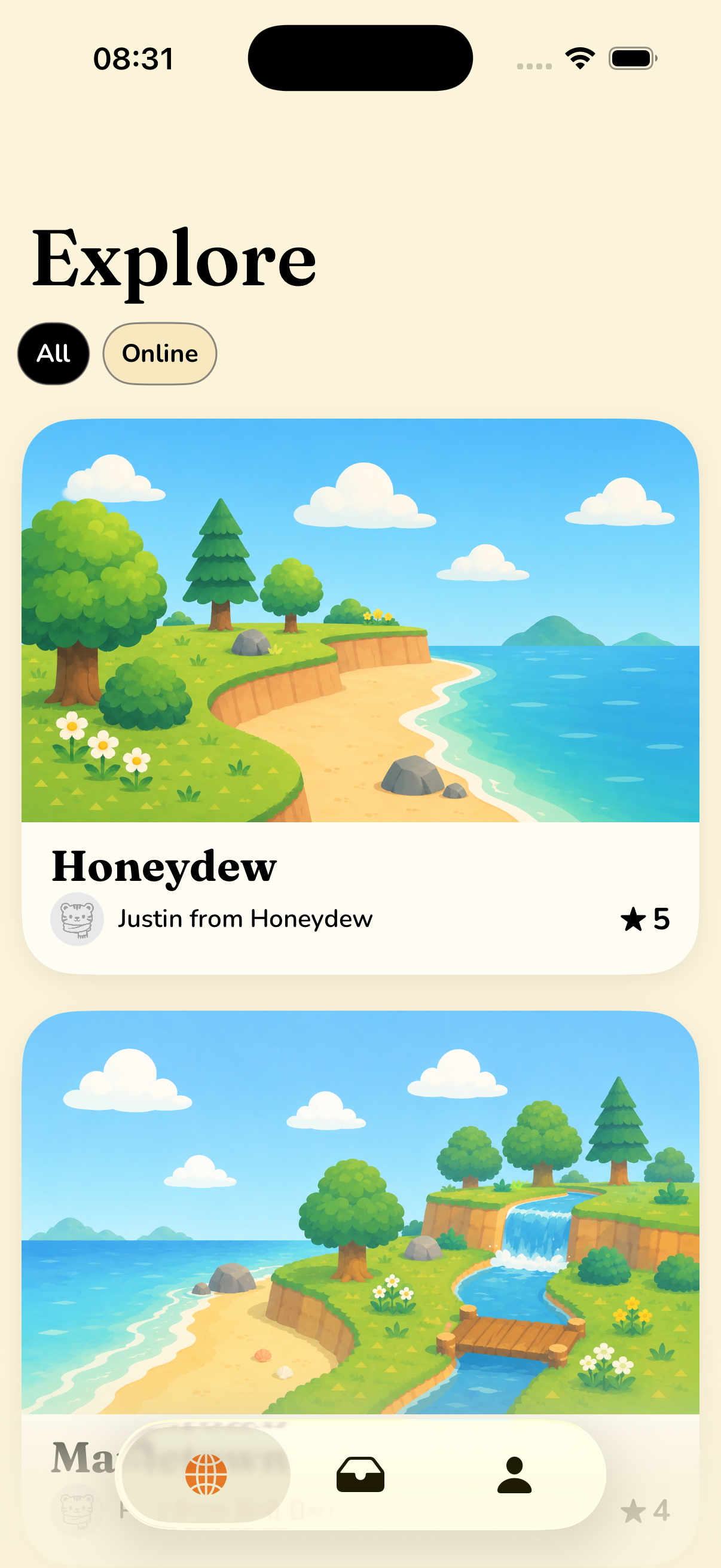 Cozy Crossings app screenshot